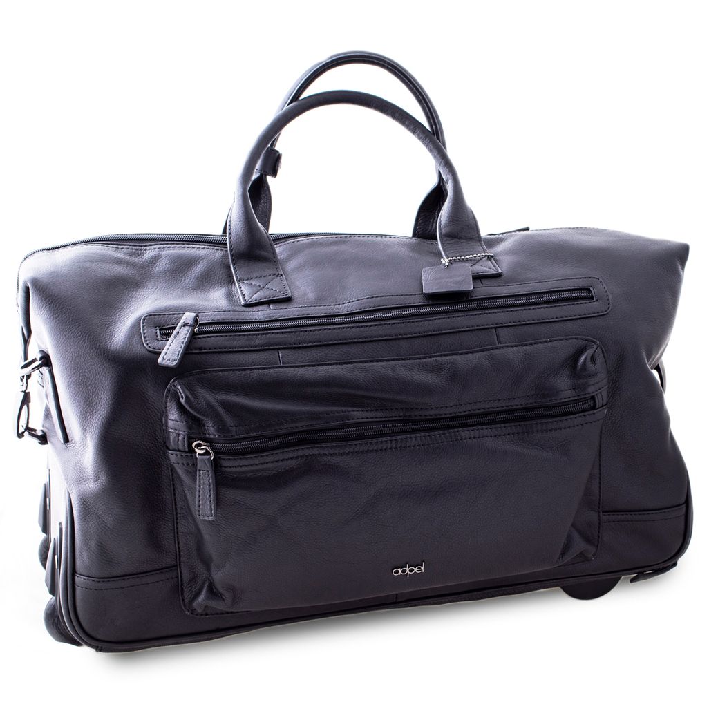 Leather Navigator Weekender Travel Bag